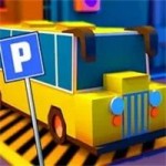 Bus Parking City 3d